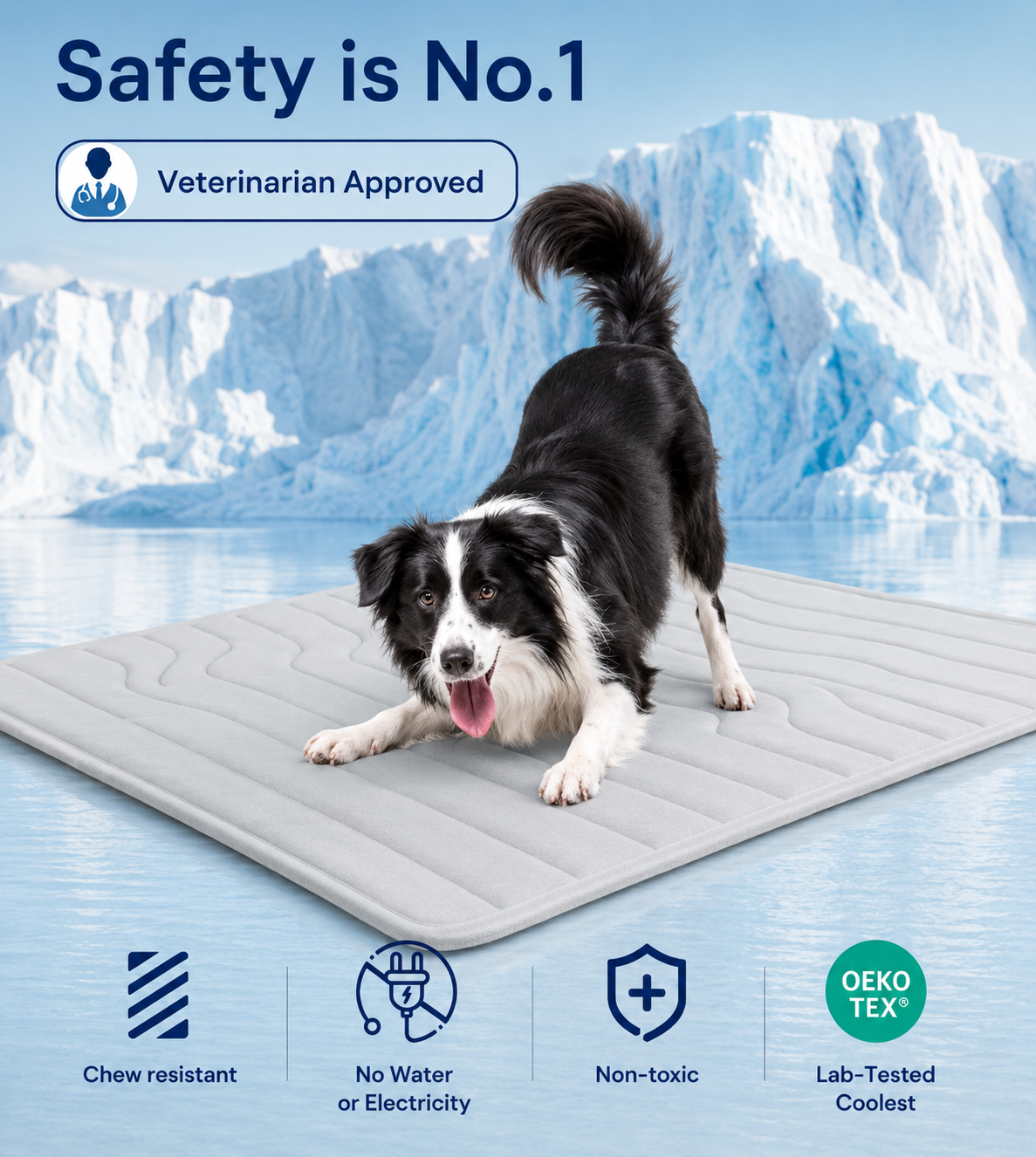 Dog cooling mat